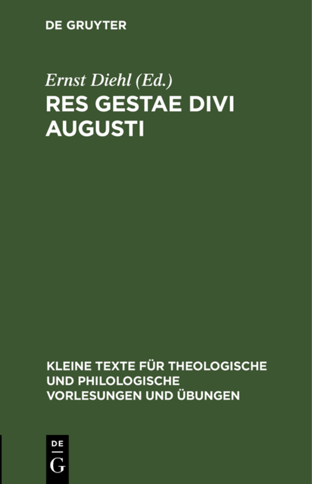 Res Gestae Divi Augusti