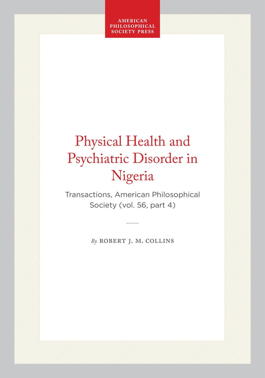 Physical Health and Psychiatric Disorder in Nigeria