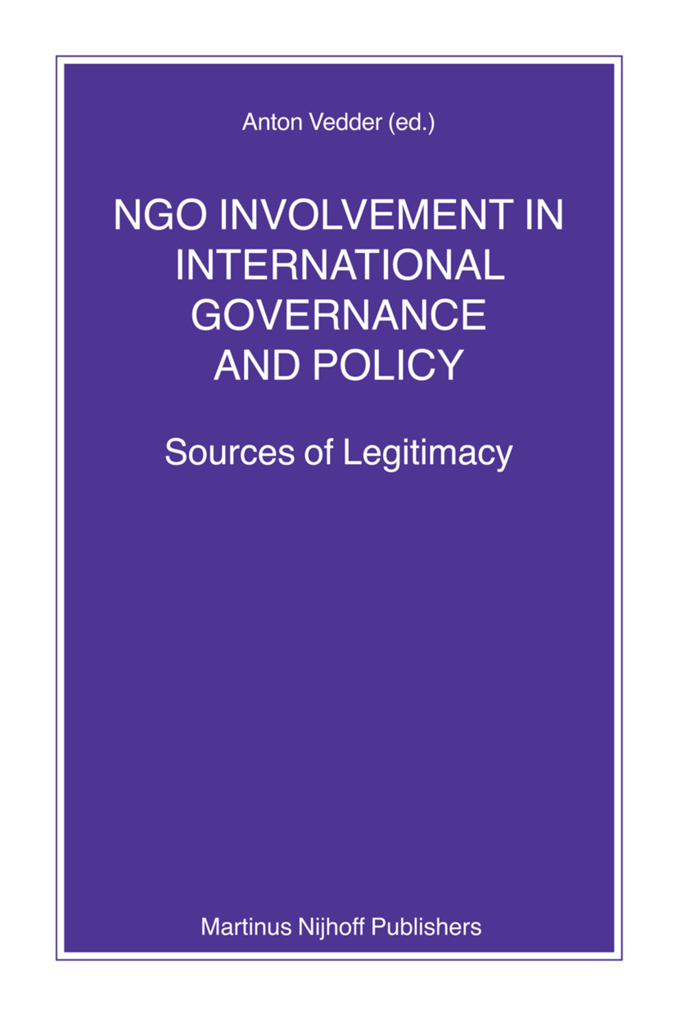 NGO Involvement in International Governance and Policy