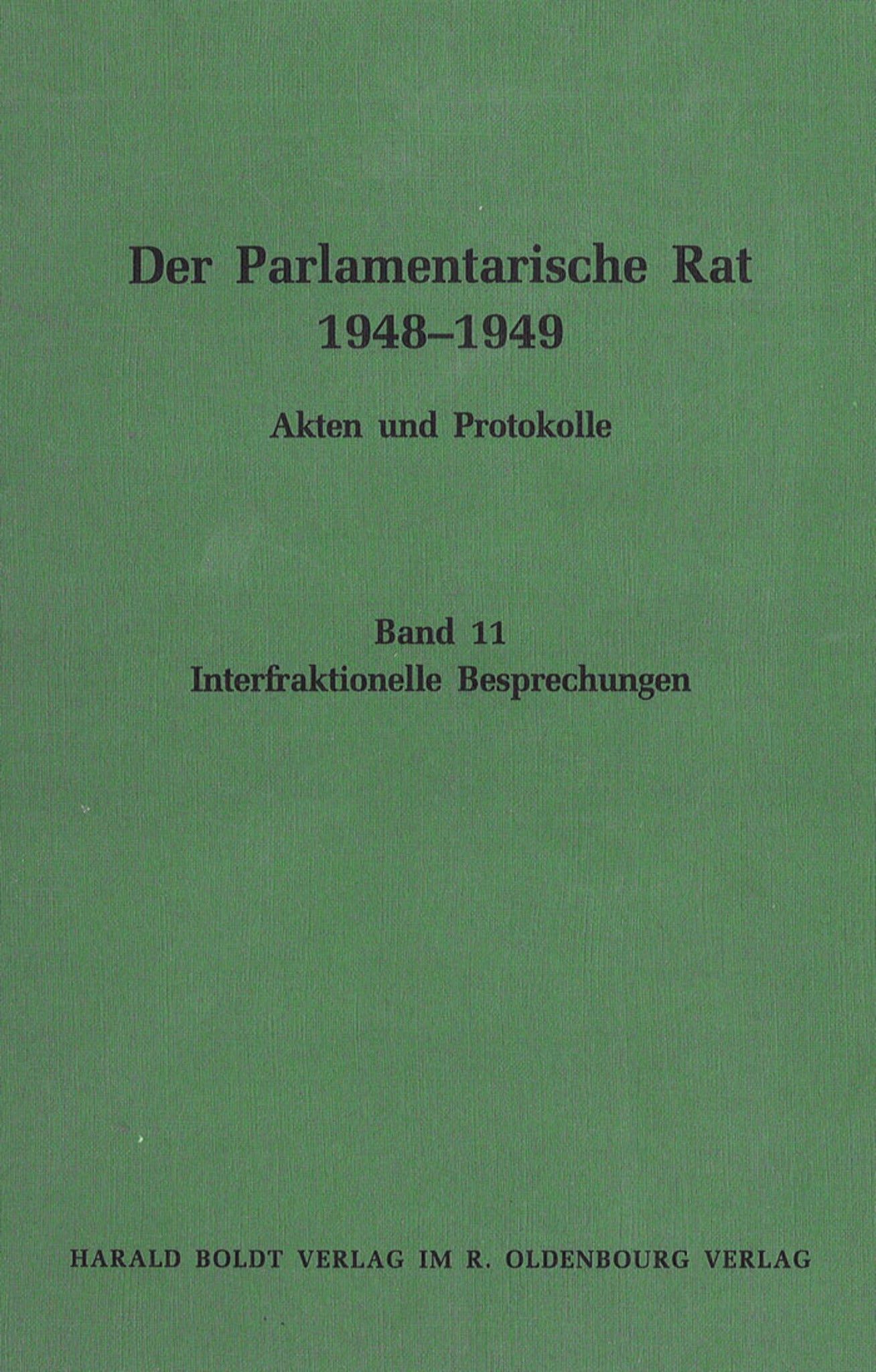 Interfraktionelle Besprechungen