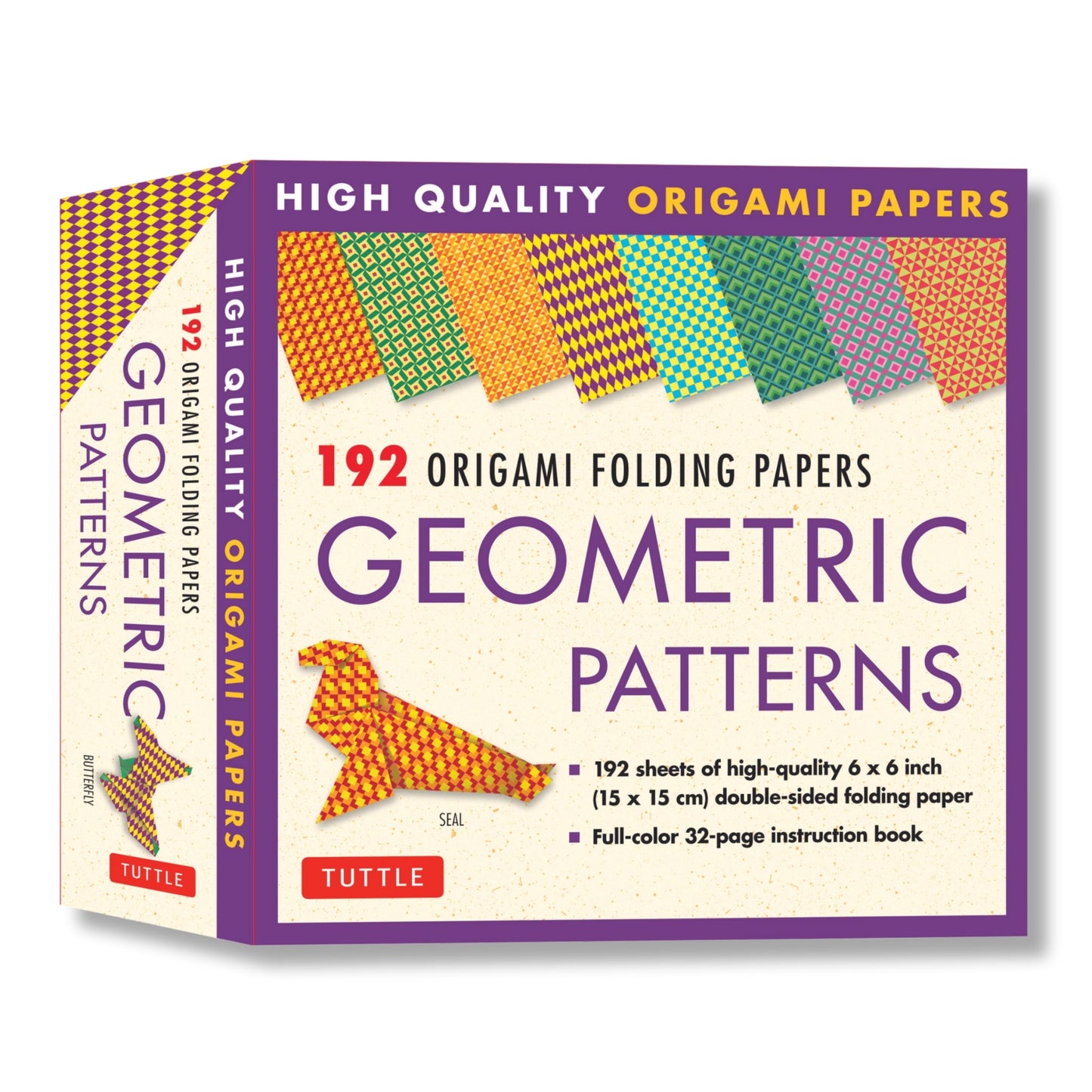 Origami Folding Papers - Geometric Patterns - 192 Sheets