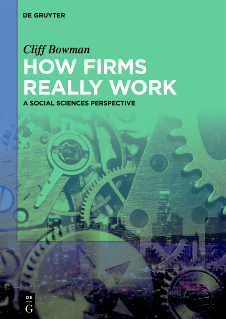 Cover image for How Firms Really Work ISBN 9783112226247