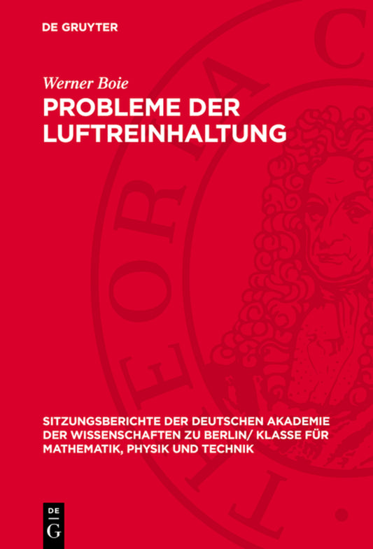 Probleme der Luftreinhaltung