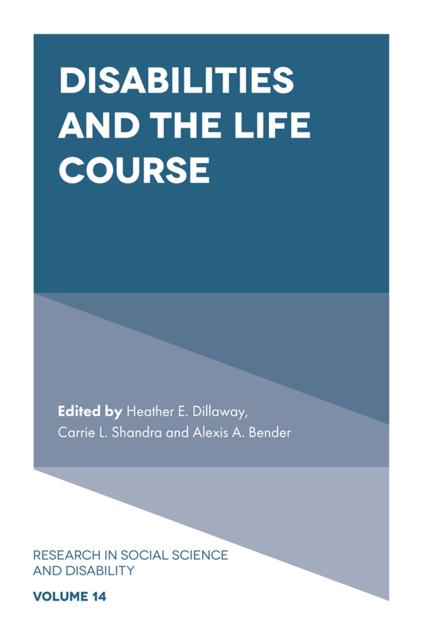 Cover image for Disabilities and the Life Course ISBN 9781804552025