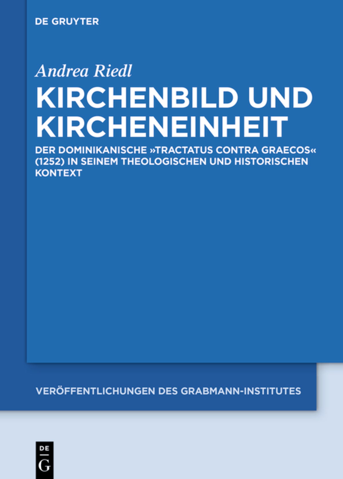 Cover image for Kirchenbild und Kircheneinheit ISBN 9783110696837