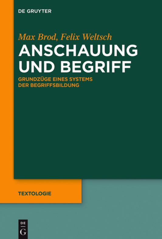 Anschauung und Begriff