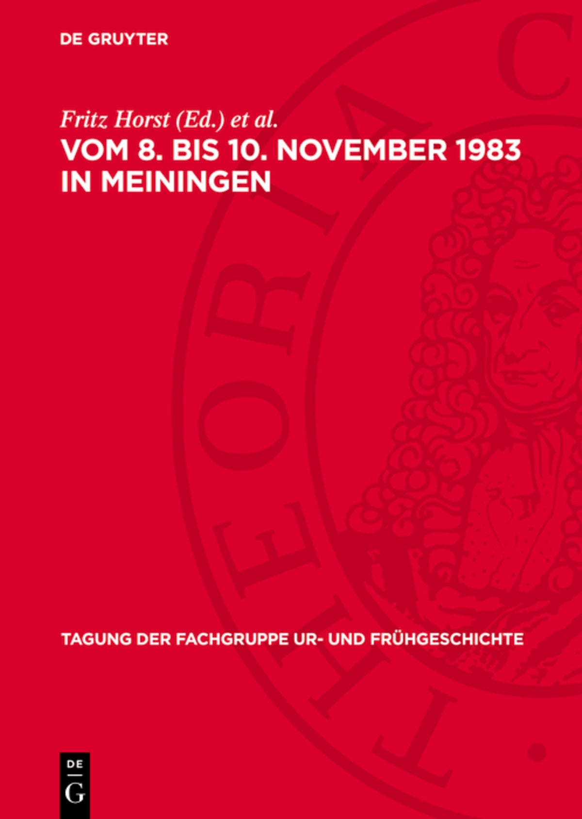 Cover image for vom 8. bis 10. November 1983 in Meiningen ISBN 9783112736067