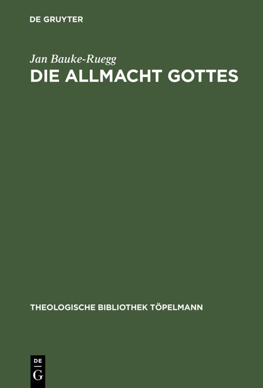 Die Allmacht Gottes