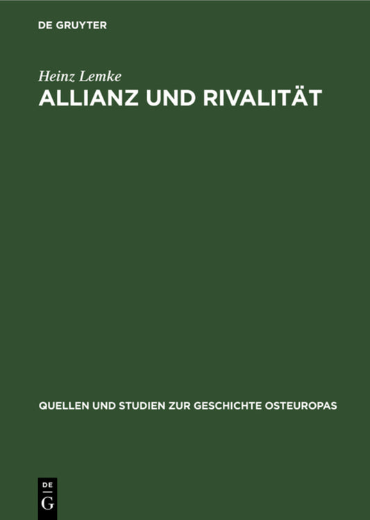 Allianz und Rivalität