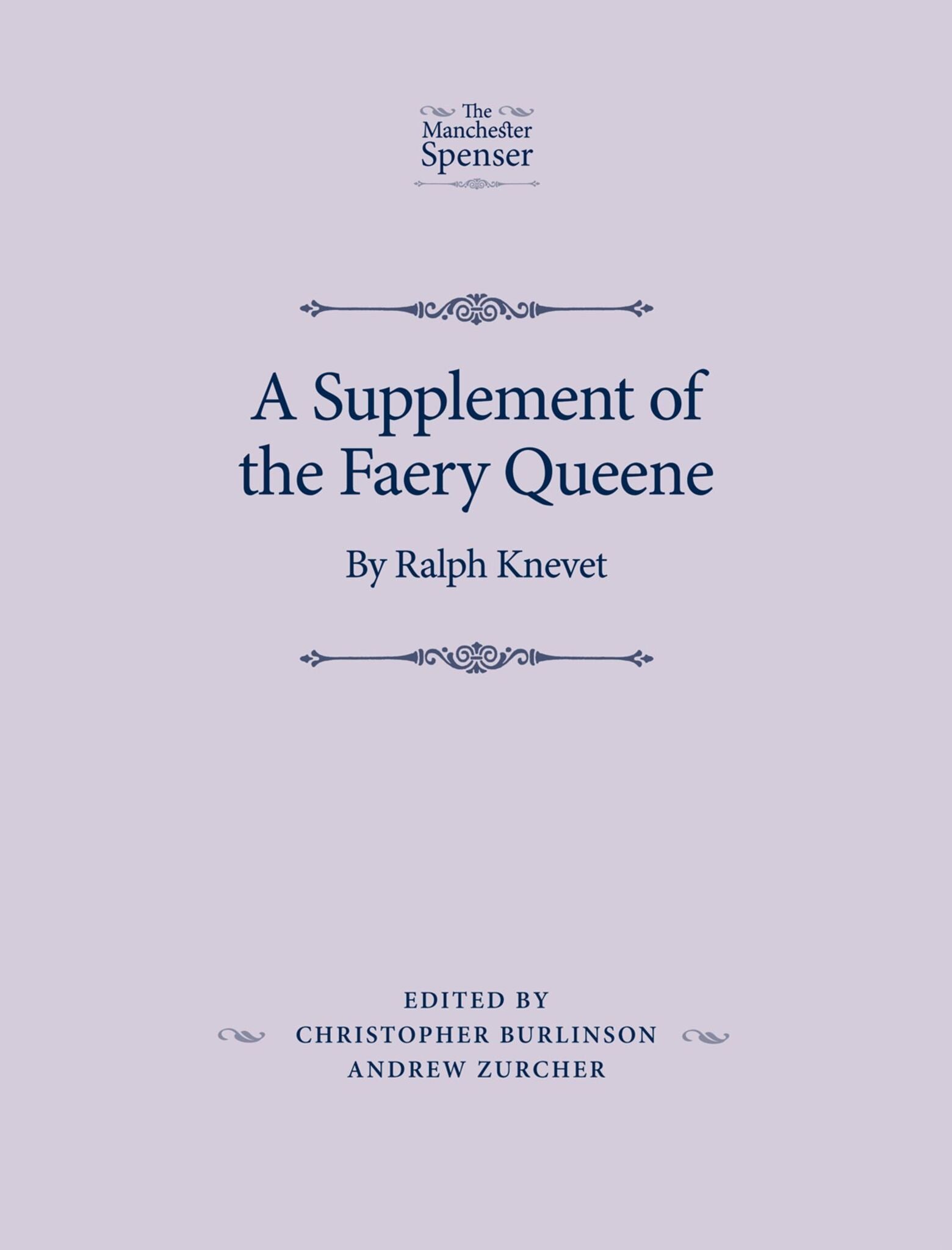 A Supplement of the Faery Queene