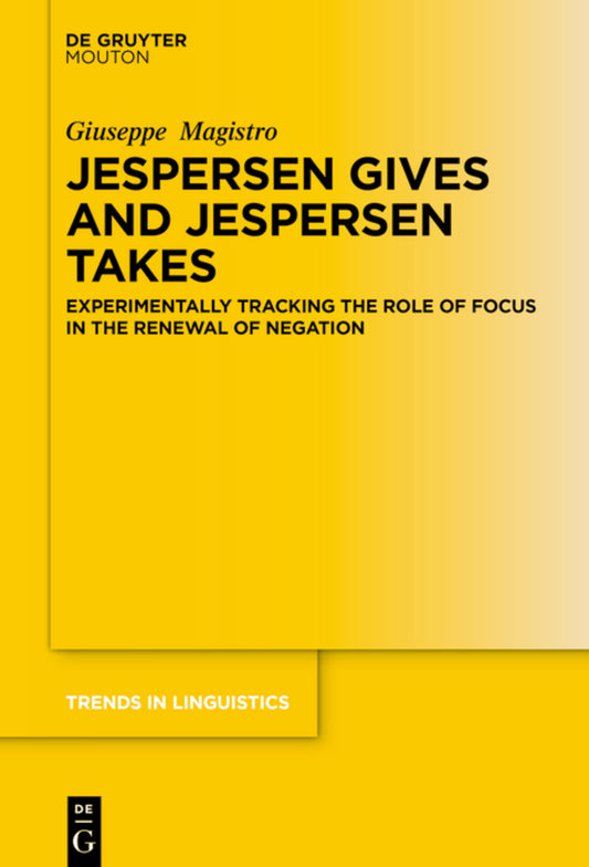 Jespersen Gives and Jespersen Takes