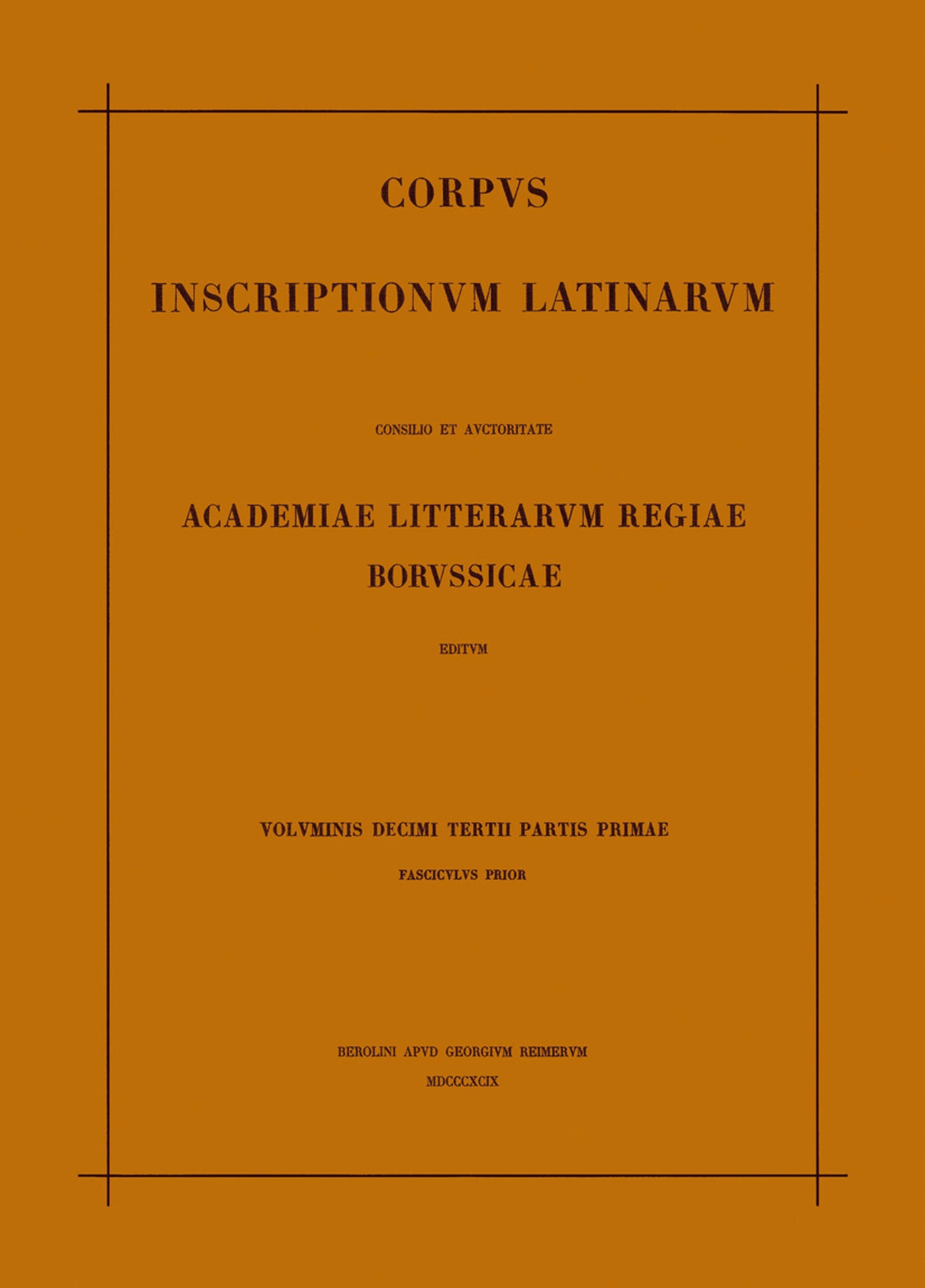 Inscriptiones Aquitaniae et Lugdunensis