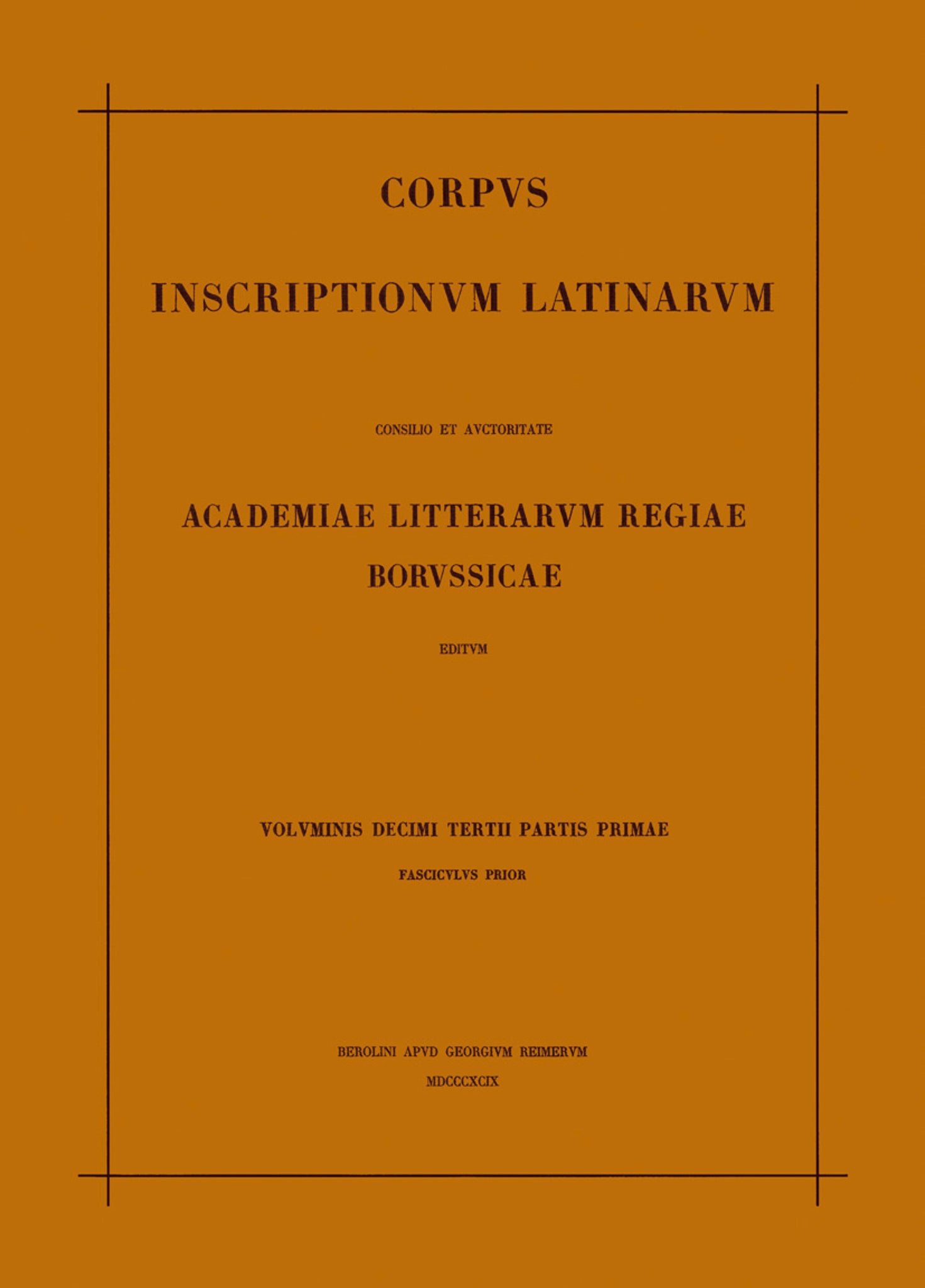 Inscriptiones Aquitaniae et Lugdunensis