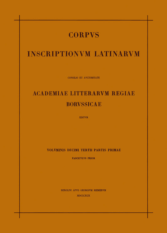 Inscriptiones Aquitaniae et Lugdunensis