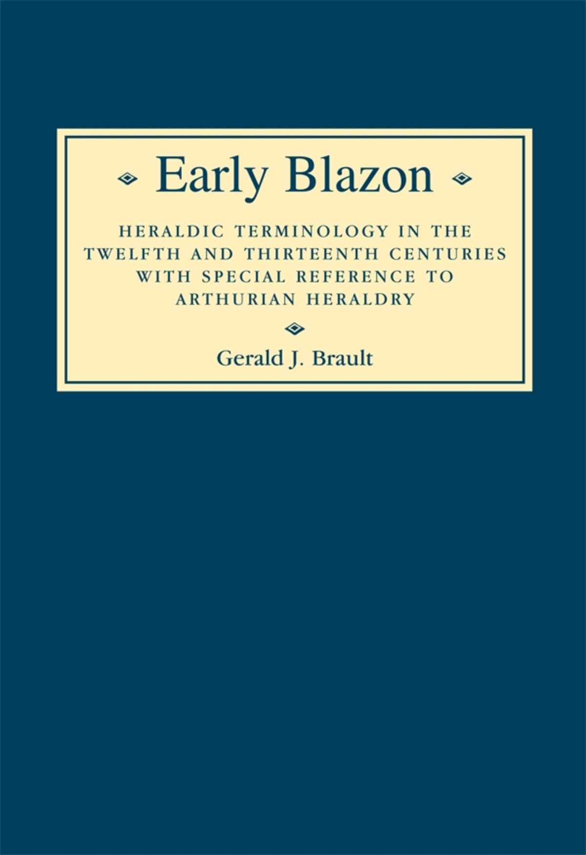 Cover image for Early Blazon ISBN 9780851157115