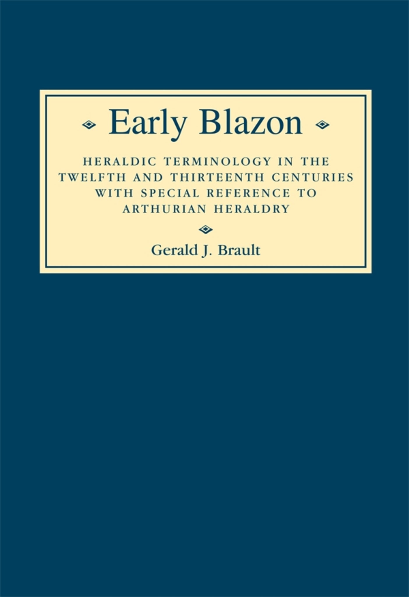 Cover image for Early Blazon ISBN 9780851157115