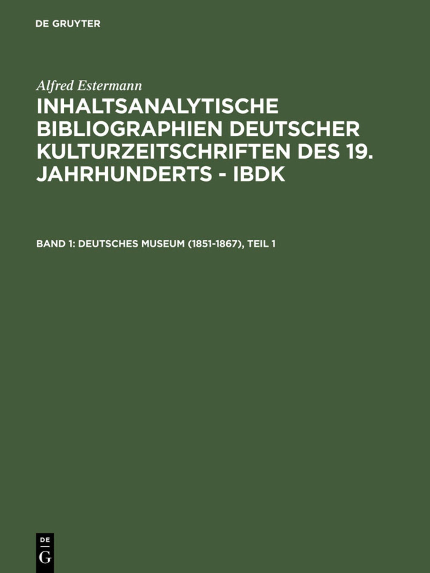 Deutsches Museum (1851-1867)