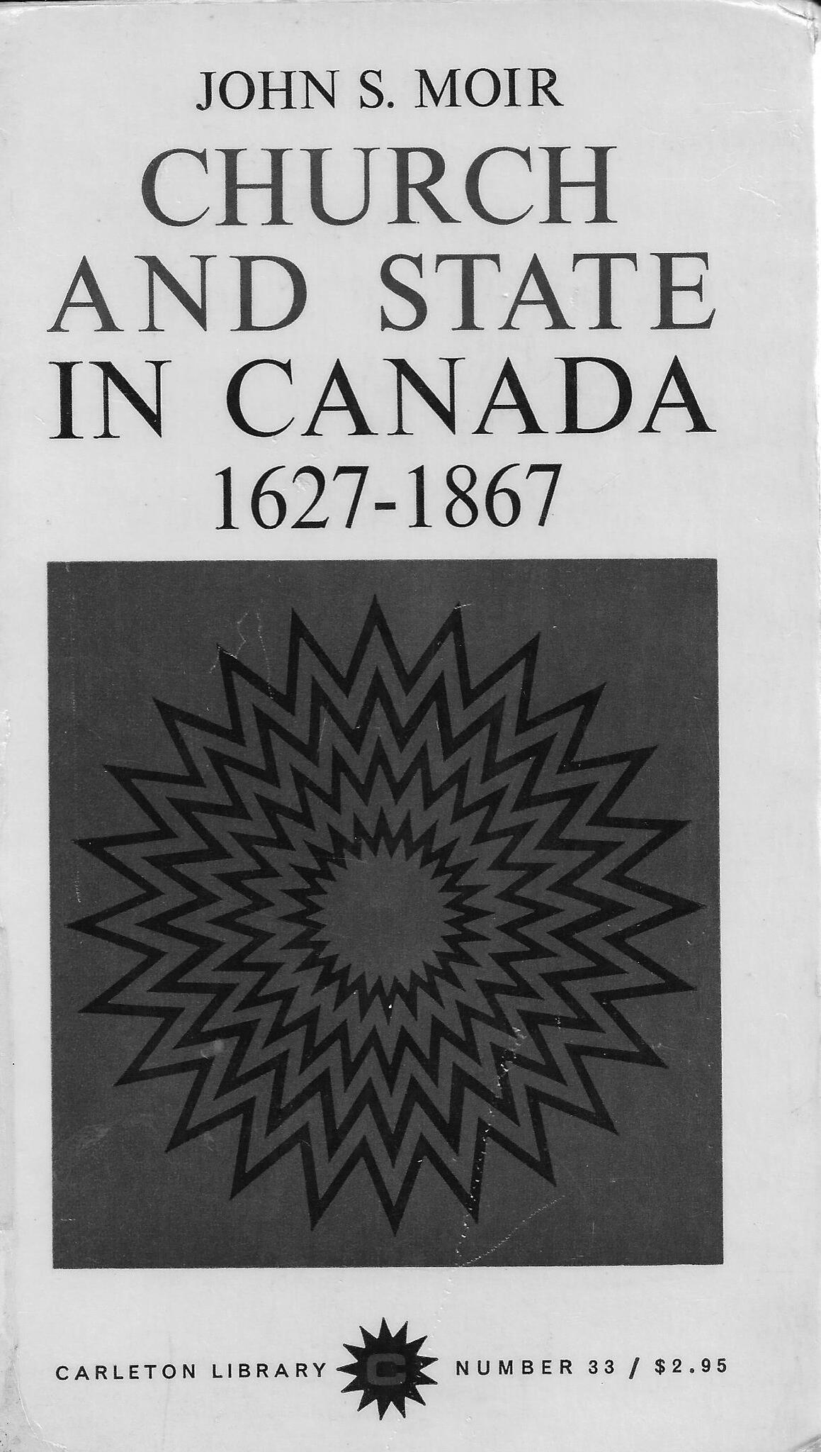 Cover image for Church and State in Canada, 1627-1867 ISBN 9780773595149