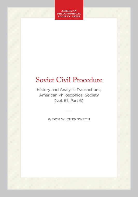 Soviet Civil Procedure