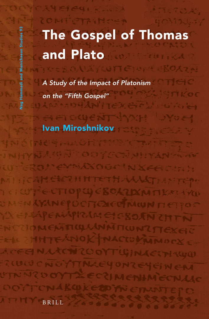 Cover image for The Gospel of Thomas and Plato ISBN 9789004367289