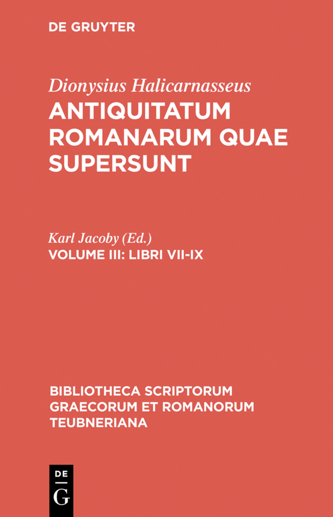 Libri VII–IX