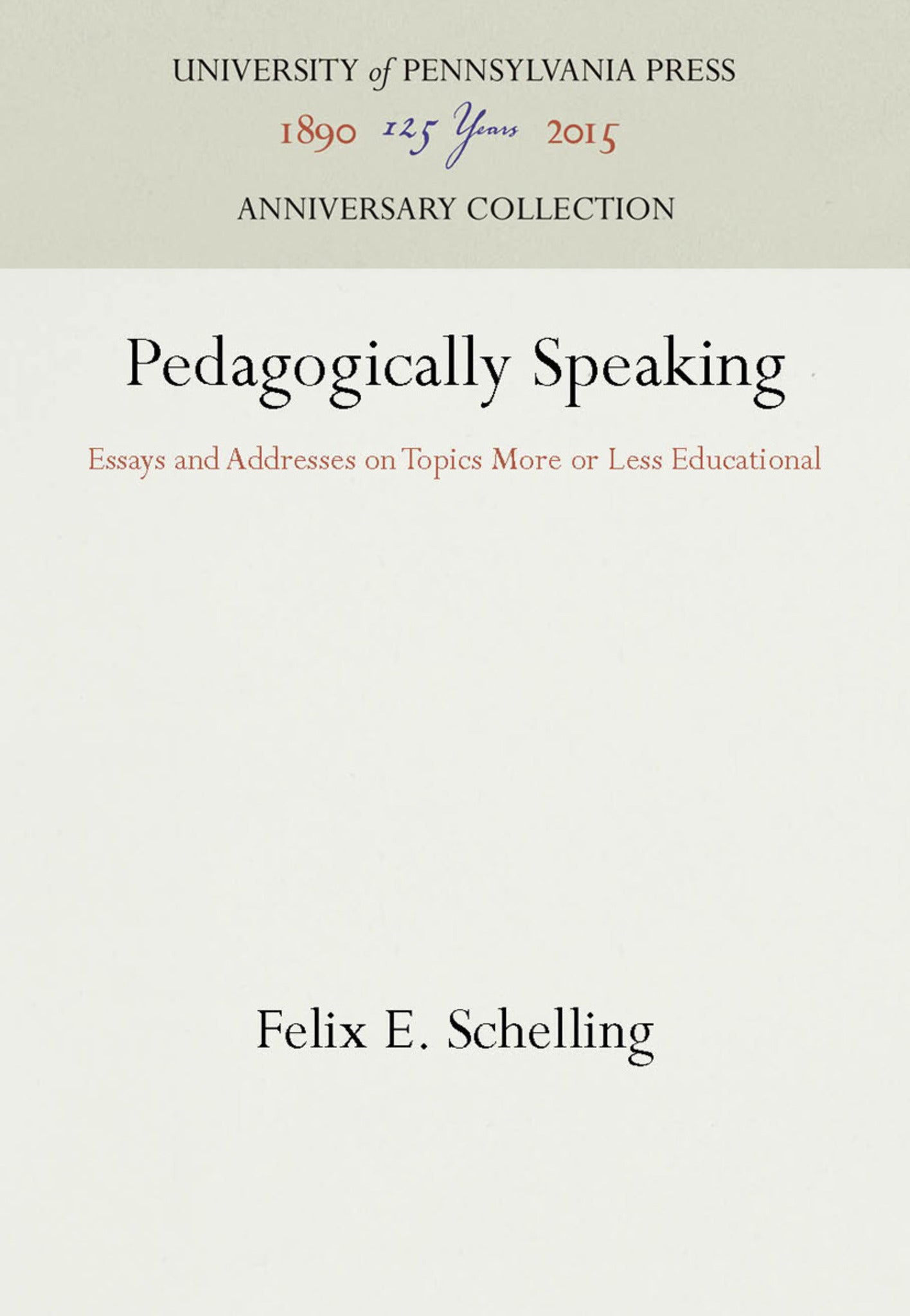 Pedagogically Speaking