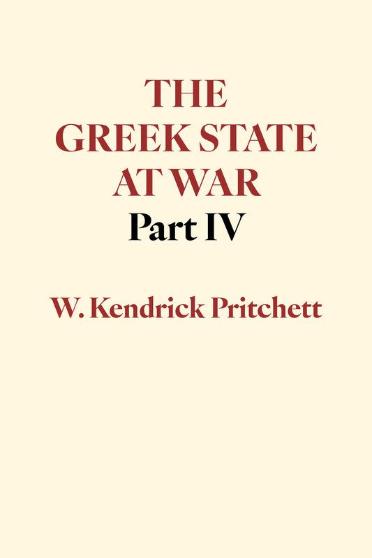 The Greek State at War, Part IV