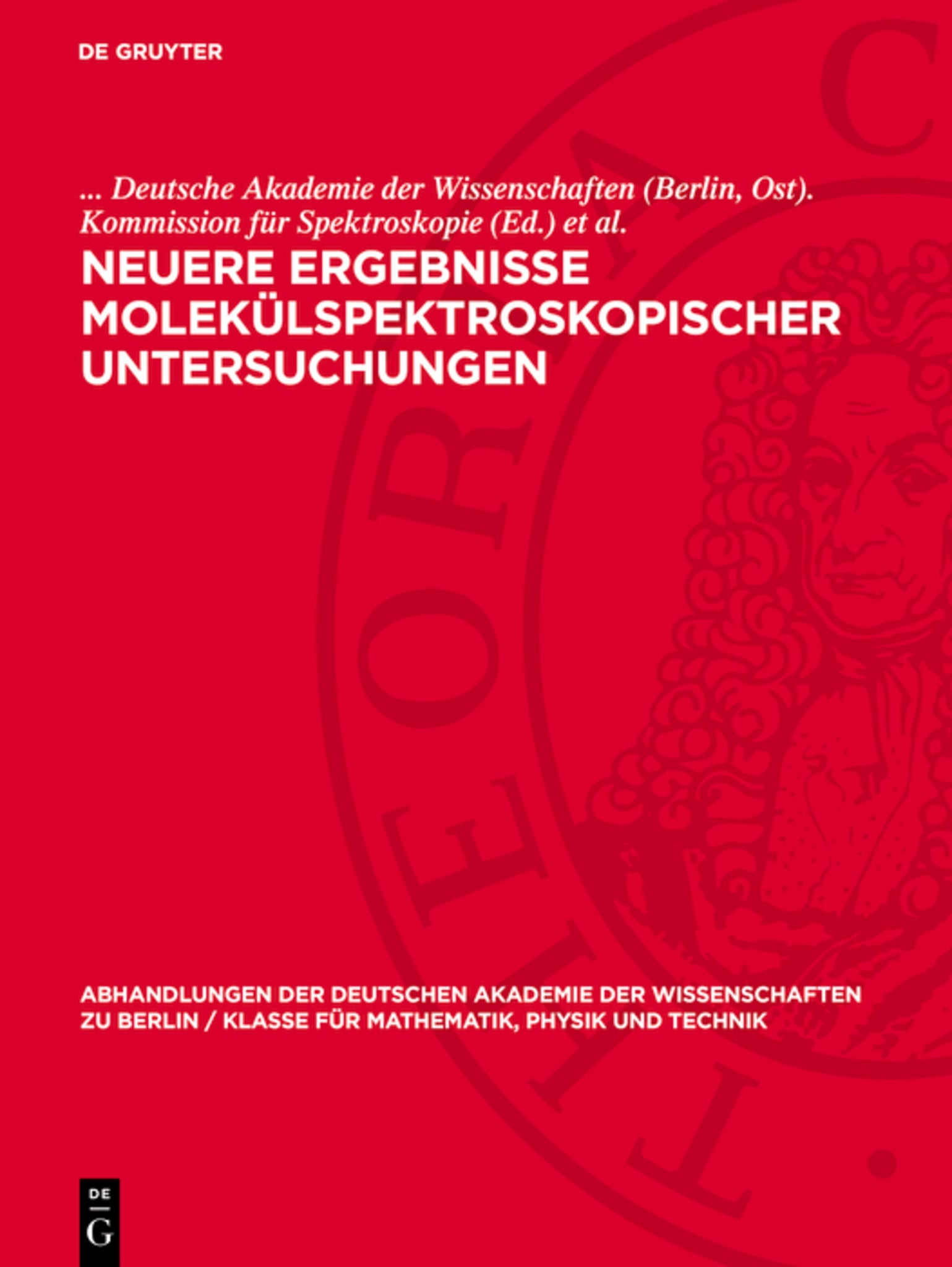 Neuere Ergebnisse molekülspektroskopischer Untersuchungen