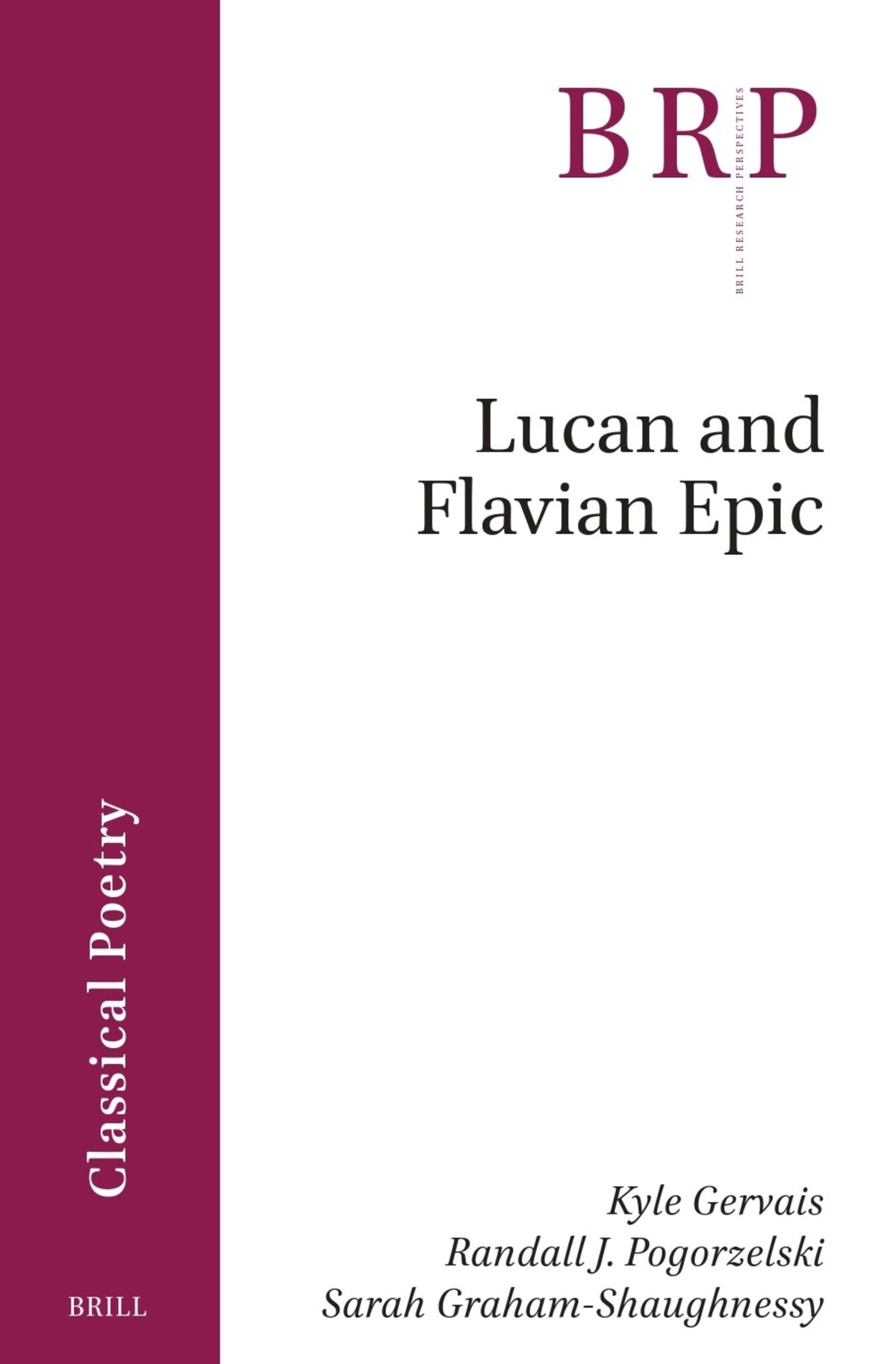 Cover image for Lucan and Flavian Epic ISBN 9789004690691
