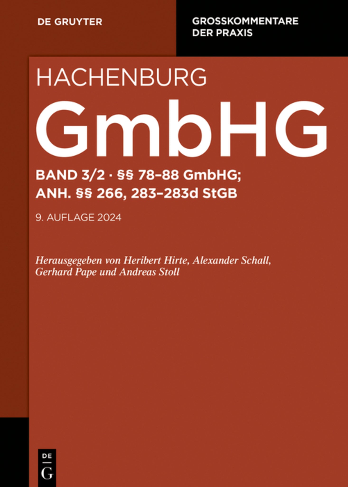 §§ 78-88; Anh. §§ 266, 283-283d StGB