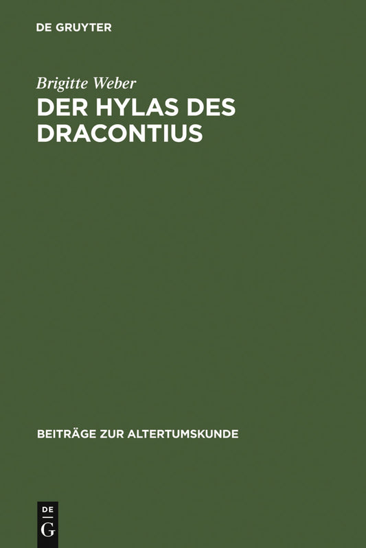 Der Hylas des Dracontius