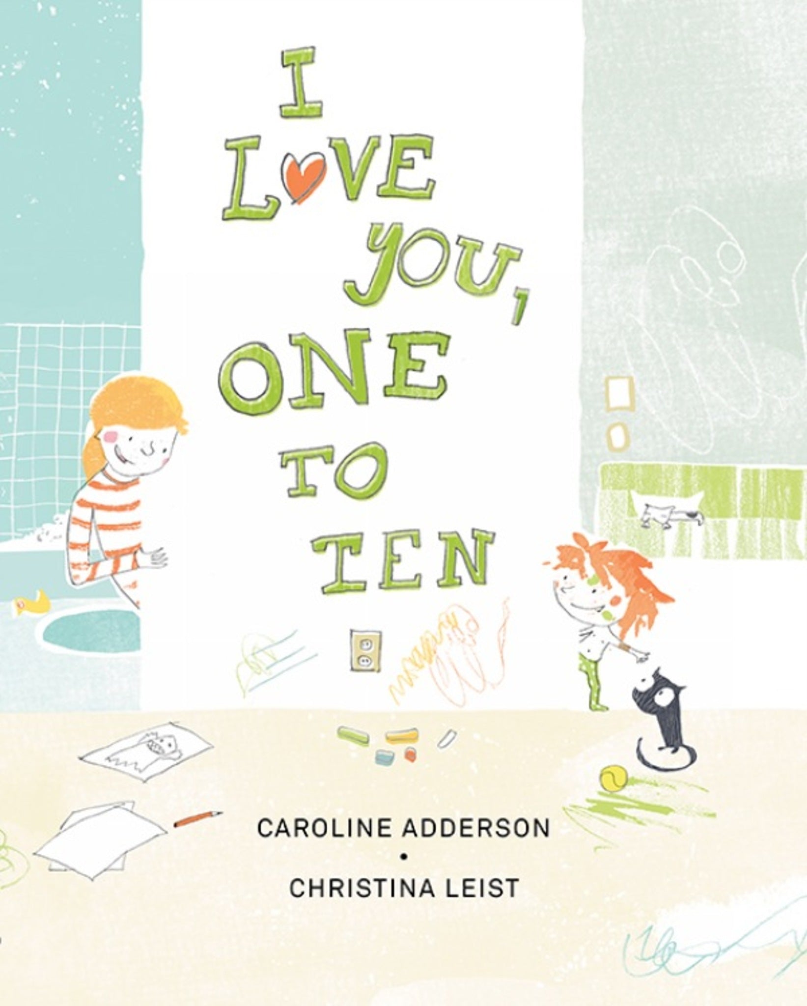 Cover image for I Love You, One to Ten ISBN 9781554987085