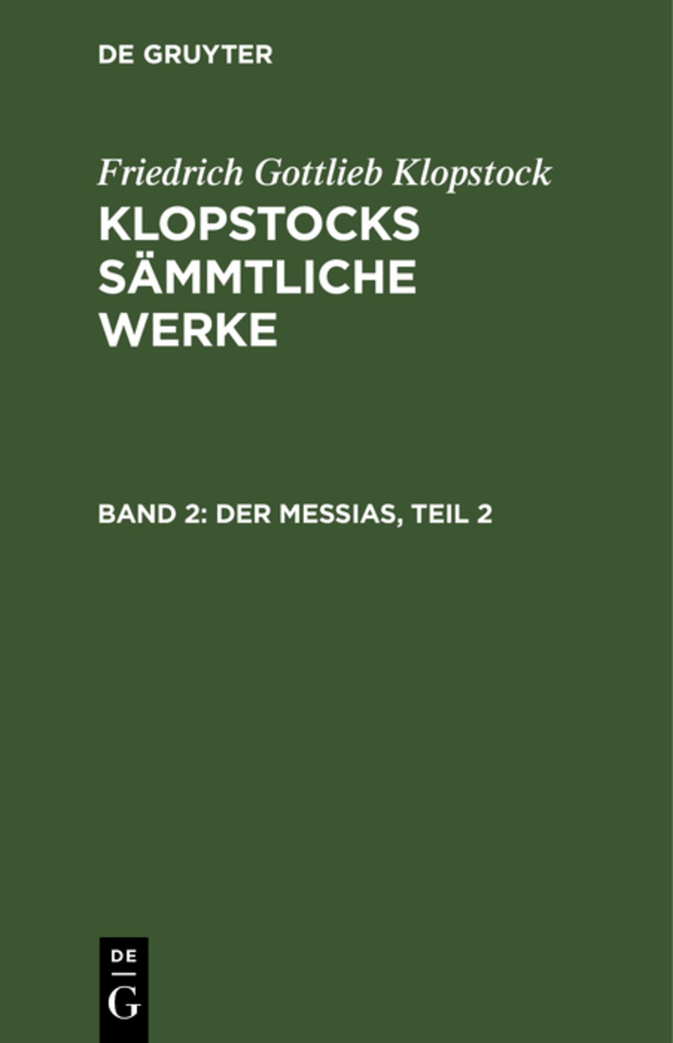 Der Messias, Teil 2
