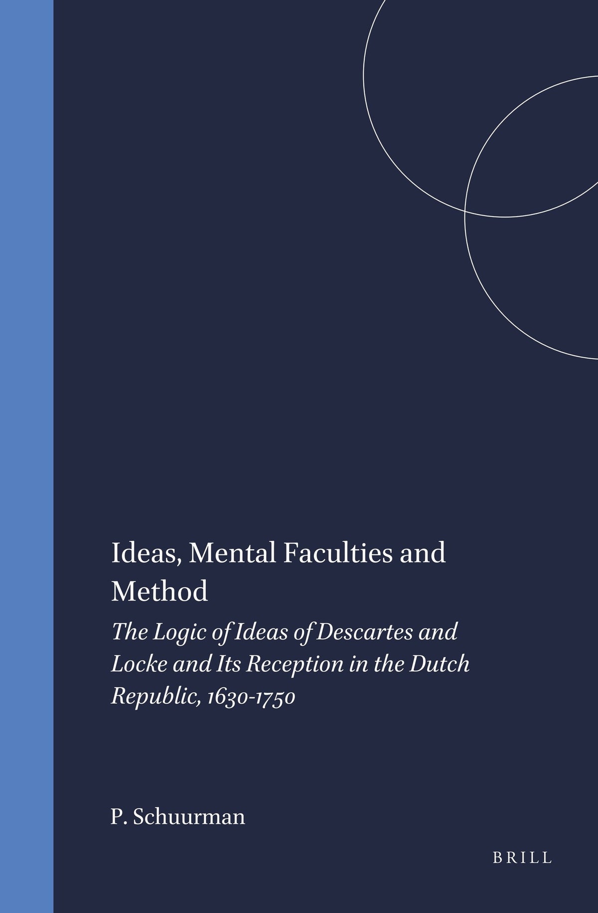 Cover image for Ideas, Mental Faculties and Method ISBN 9789004137165
