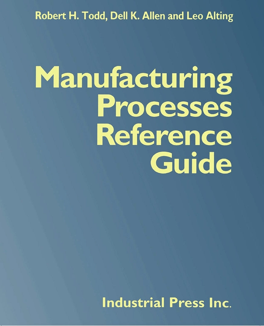 Cover image for Manufacturing Processes Reference Guide ISBN 9780831130497