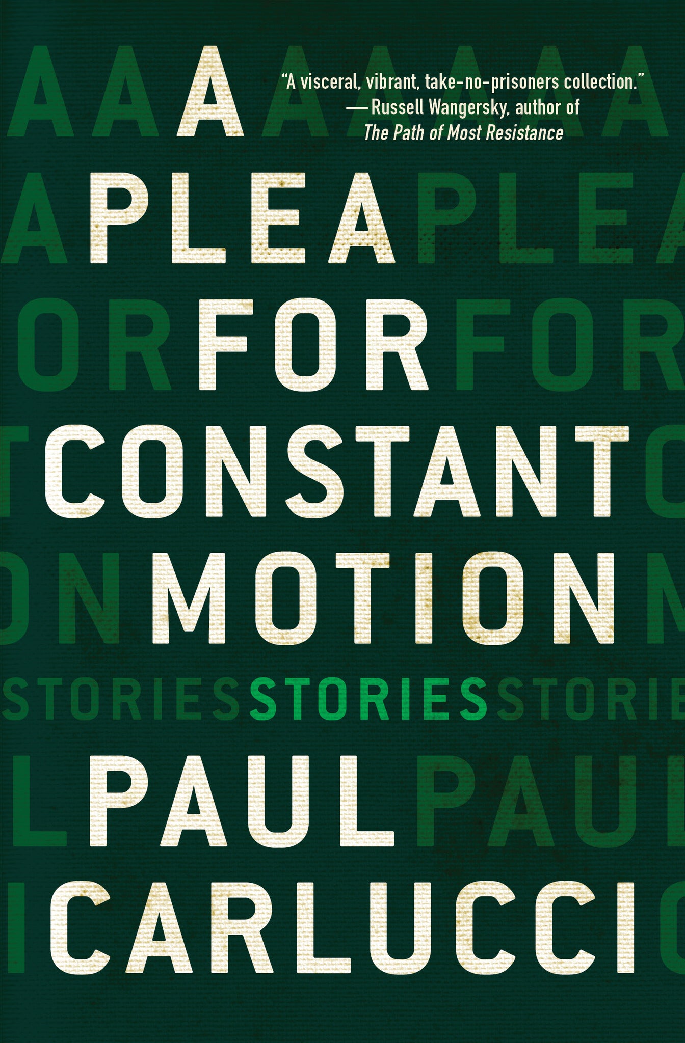 Cover image for A Plea for Constant Motion ISBN 9781487000110
