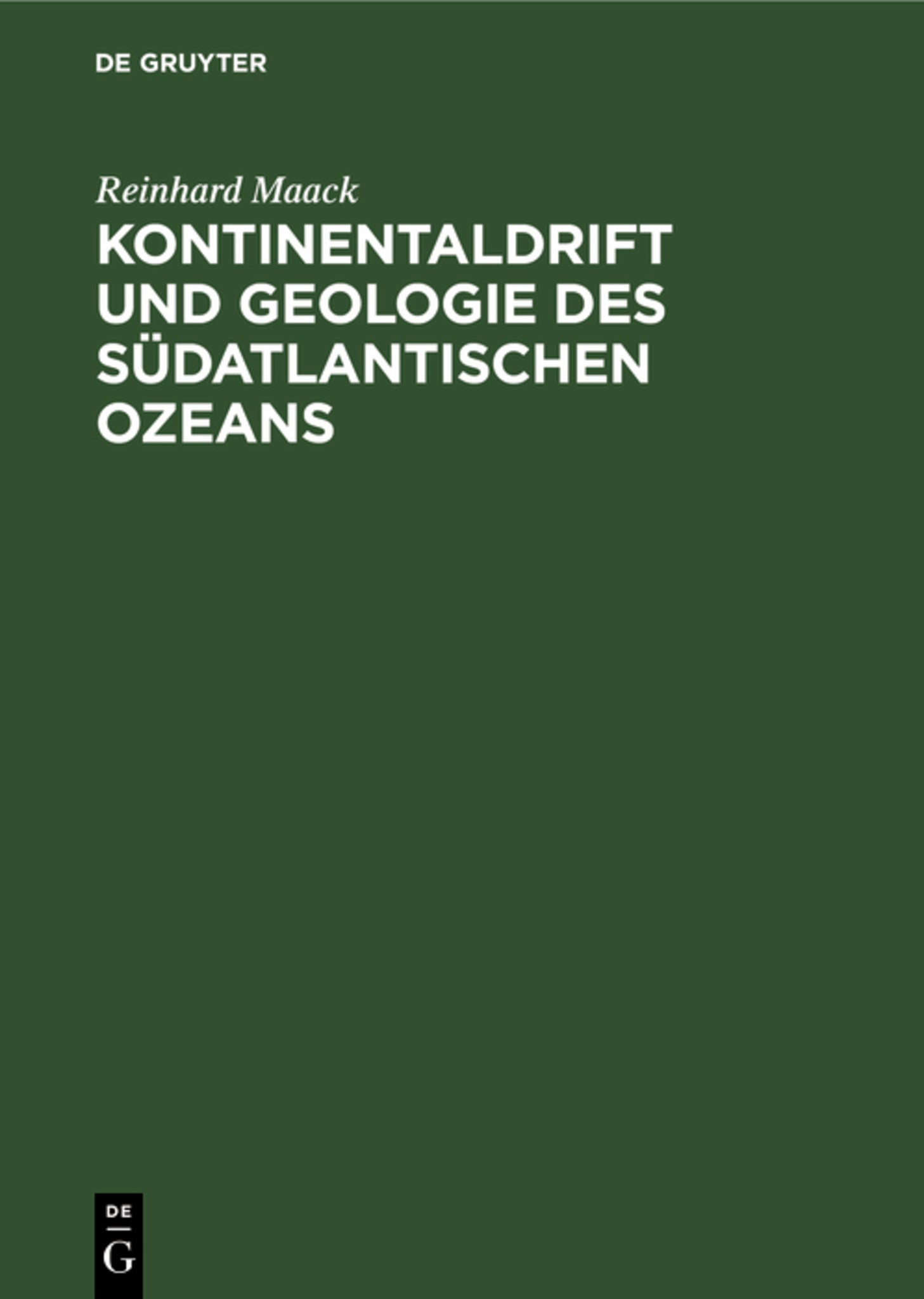 Kontinentaldrift und Geologie des südatlantischen Ozeans