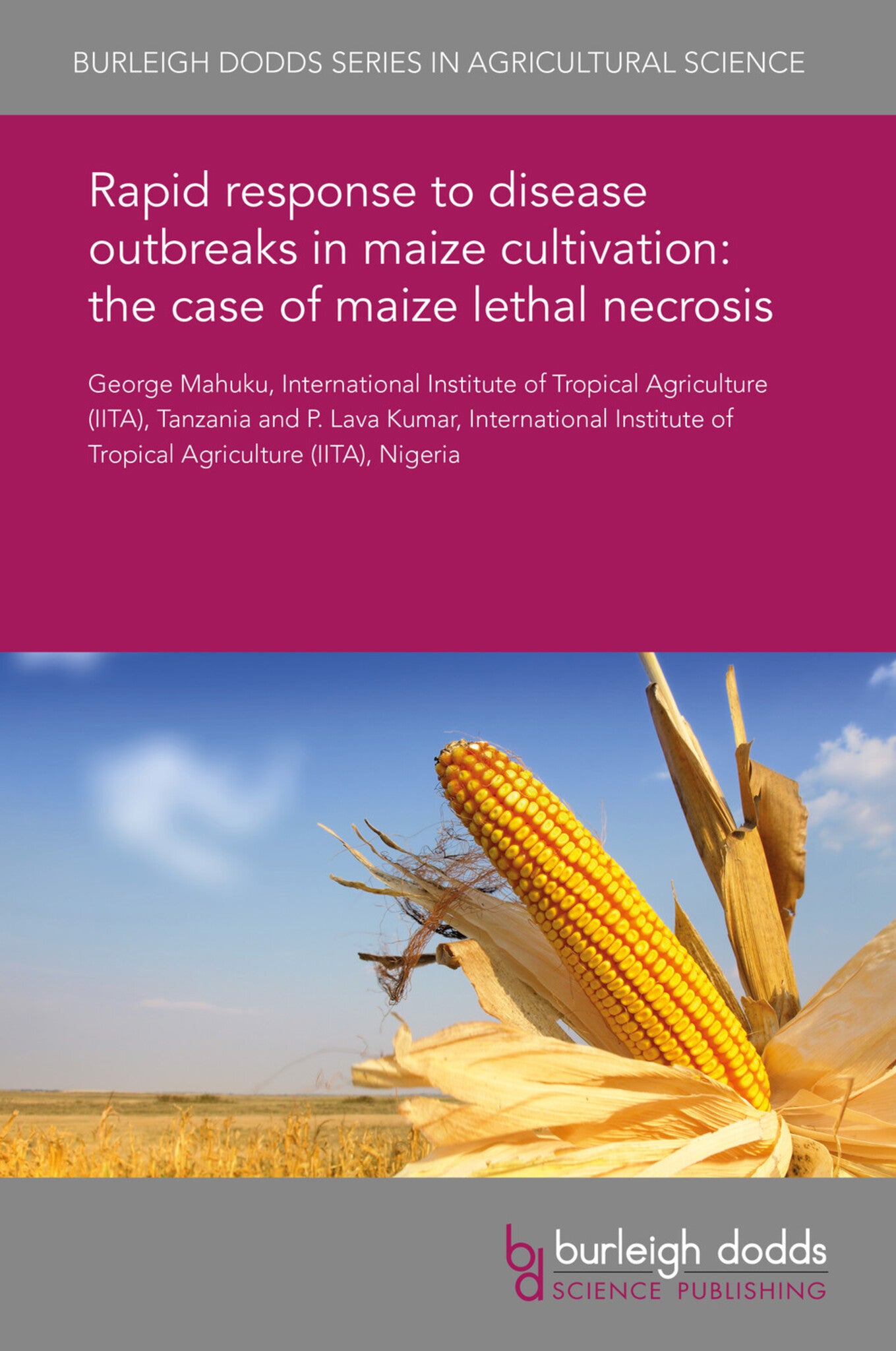 Cover image for Rapid response to disease outbreaks in maize cultivation: the case of maize lethal necrosis ISBN 9781838791308