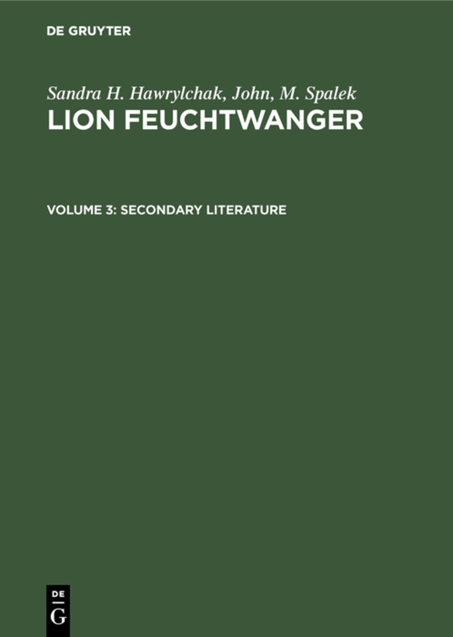 Secondary Literature