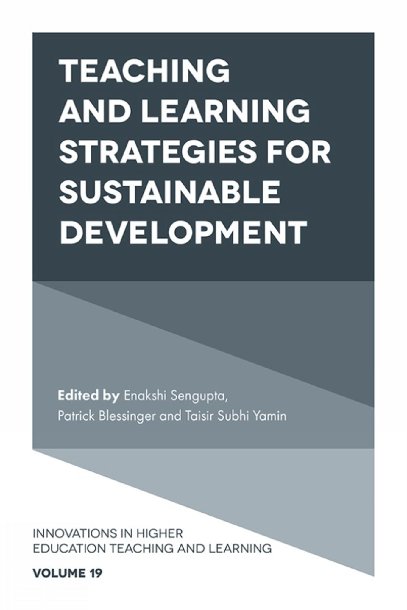 Cover image for Teaching and Learning Strategies for Sustainable Development ISBN 9781789736403