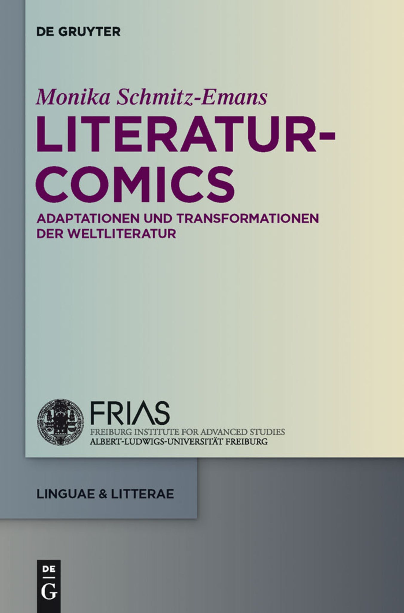 Cover image for Literatur-Comics ISBN 9783110265286