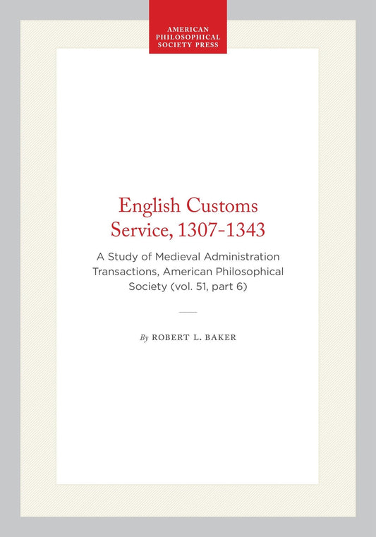 English Customs Service, 1307-1343