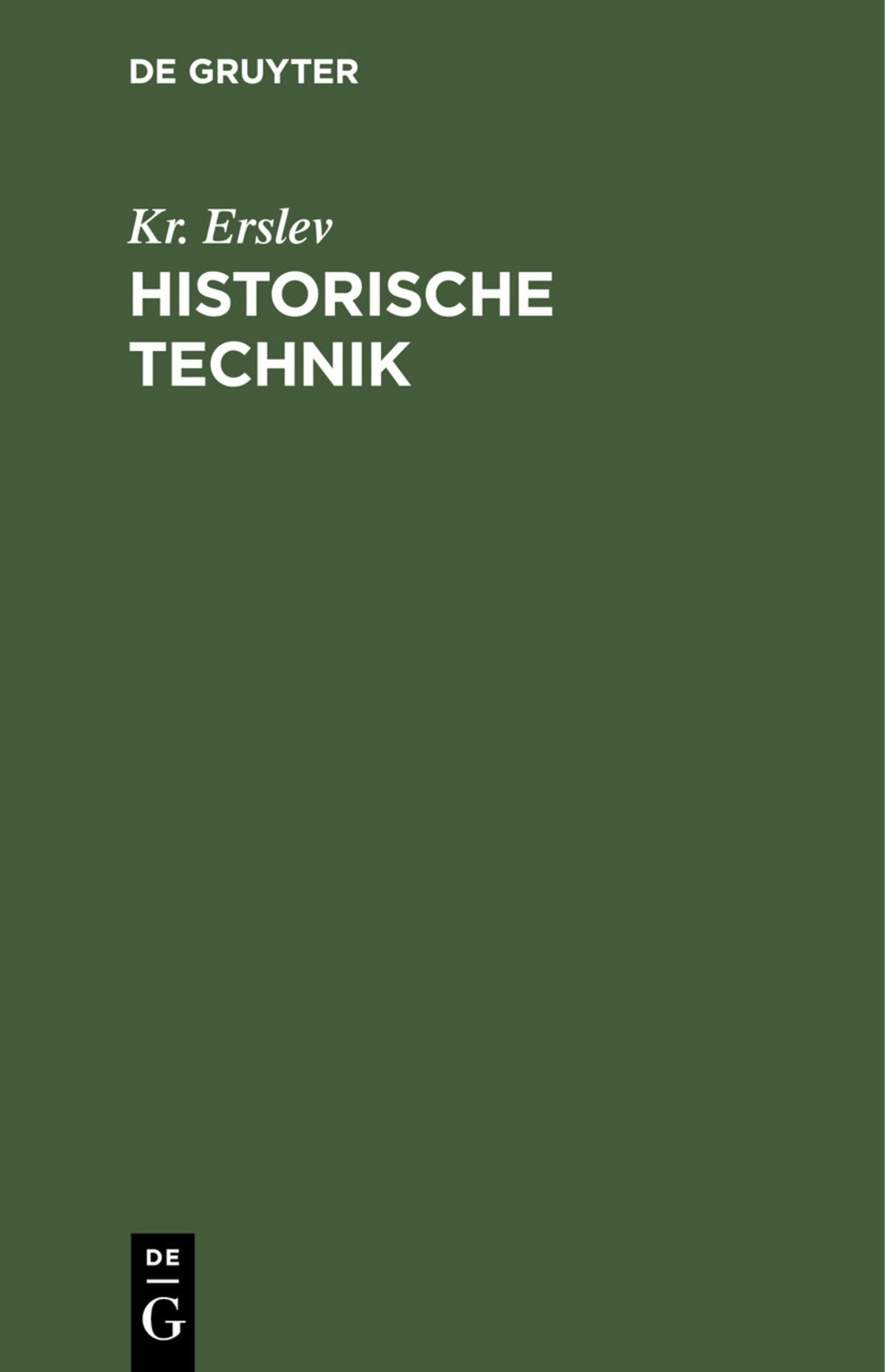 Historische Technik