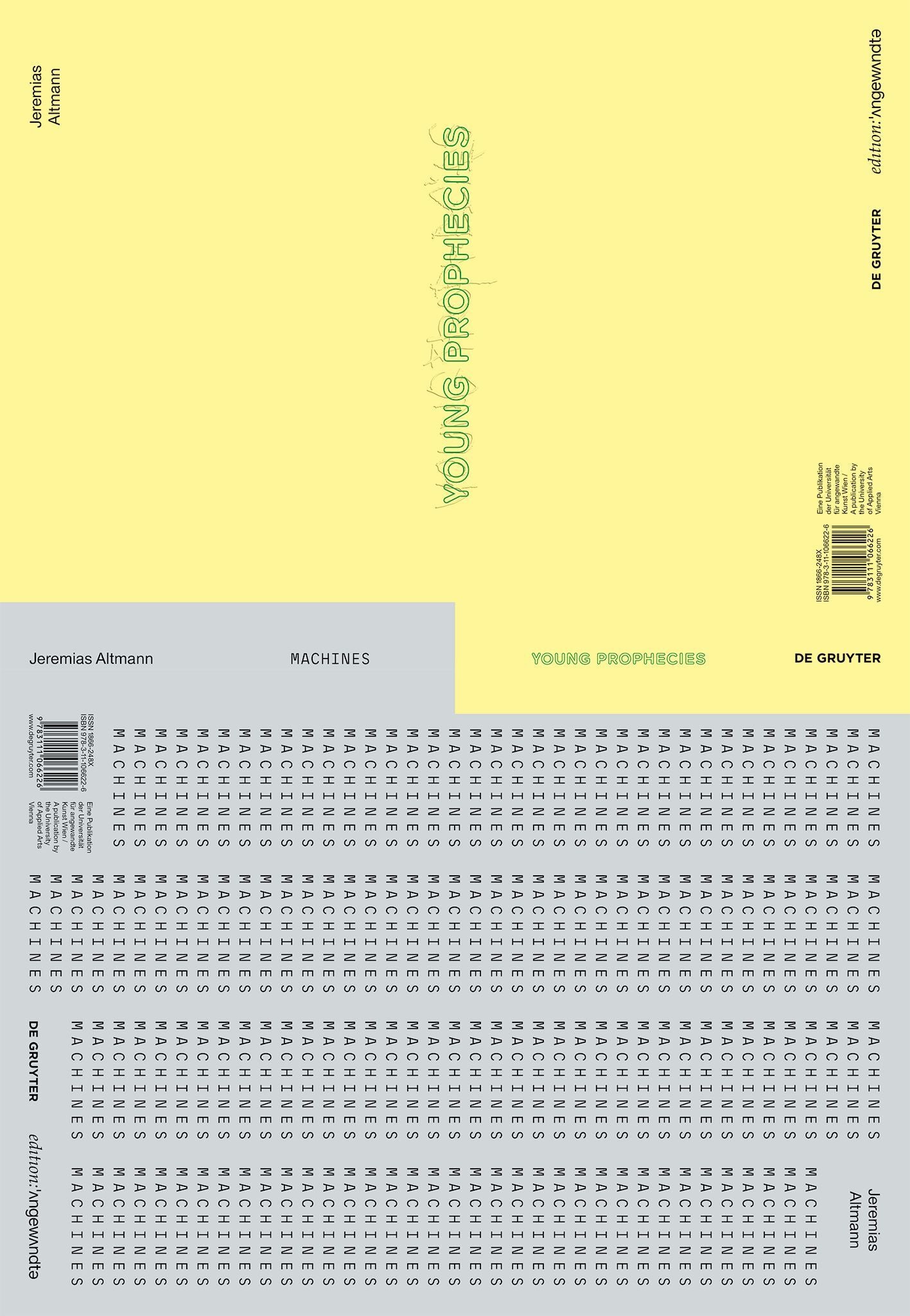 Jeremias Altmann – YOUNG PROPHECIES / MACHINES