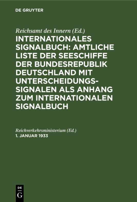1. Januar 1933