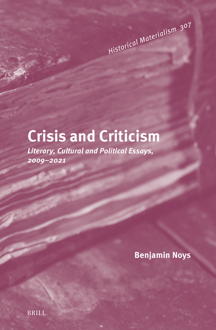 Cover image for Crisis and Criticism ISBN 9789004689558