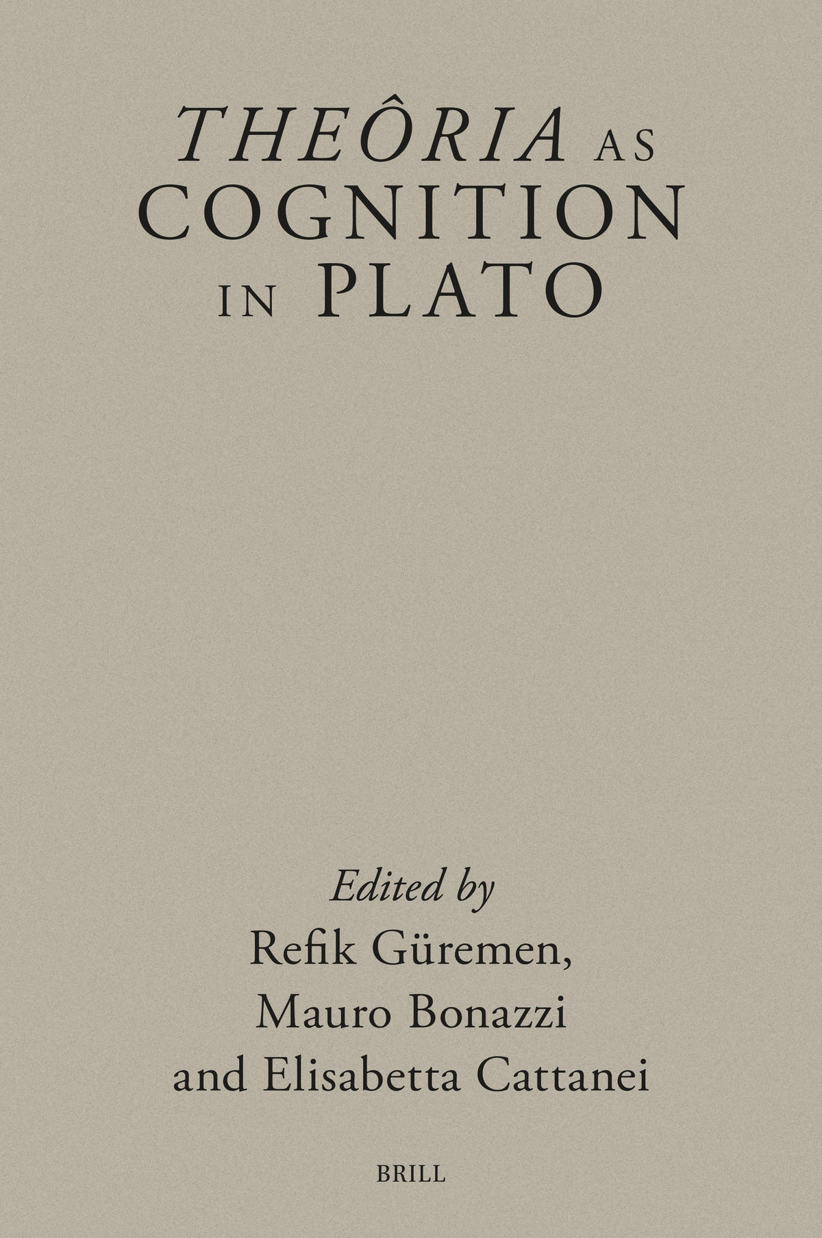 Theôria as Cognition in Plato