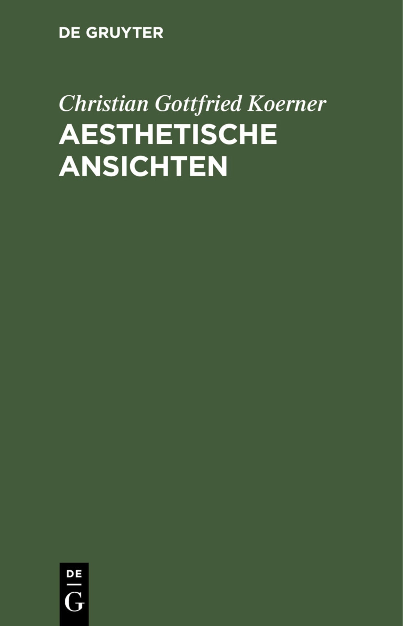Aesthetische Ansichten