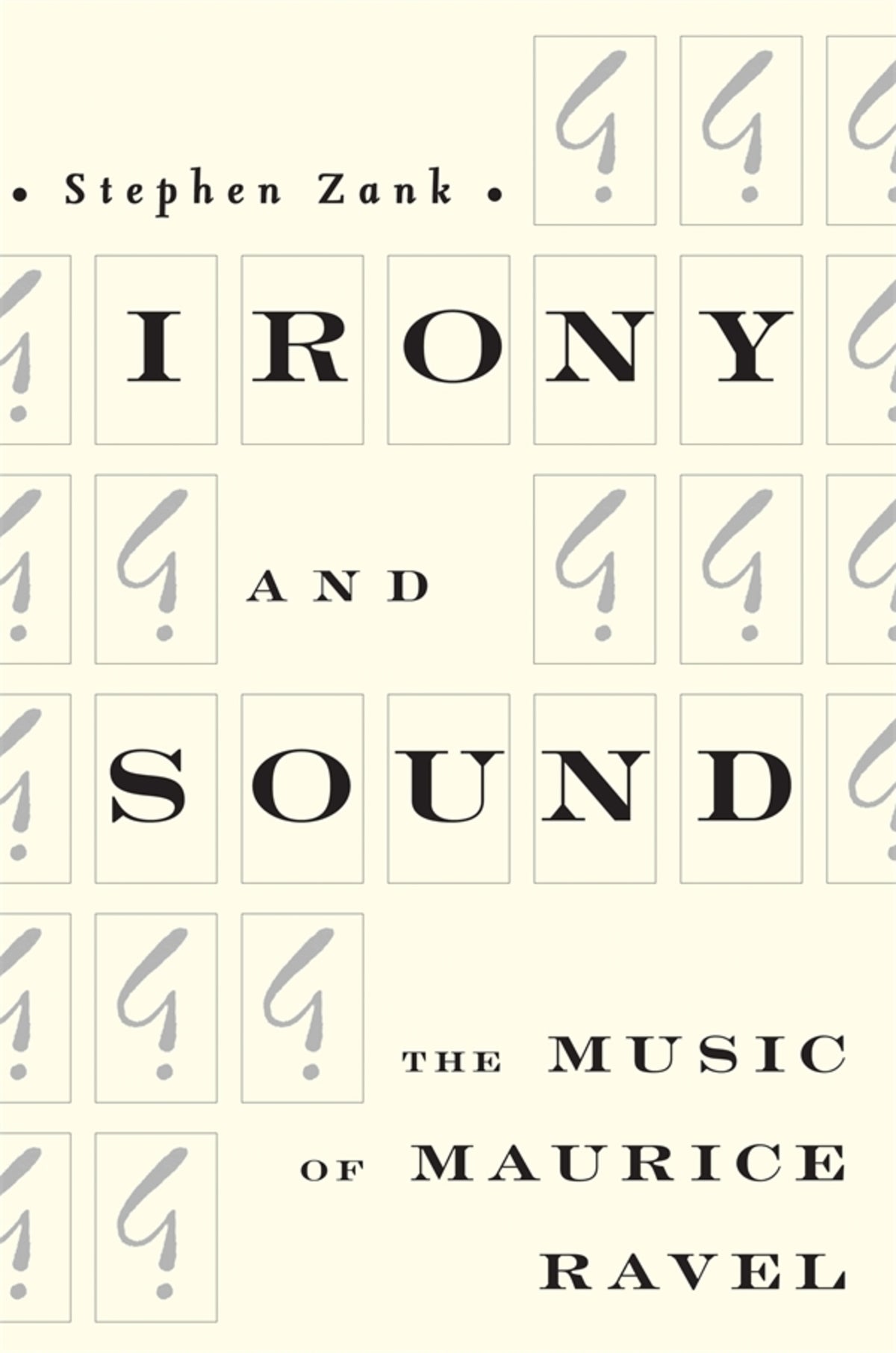 Cover image for Irony and Sound ISBN 9781580461894