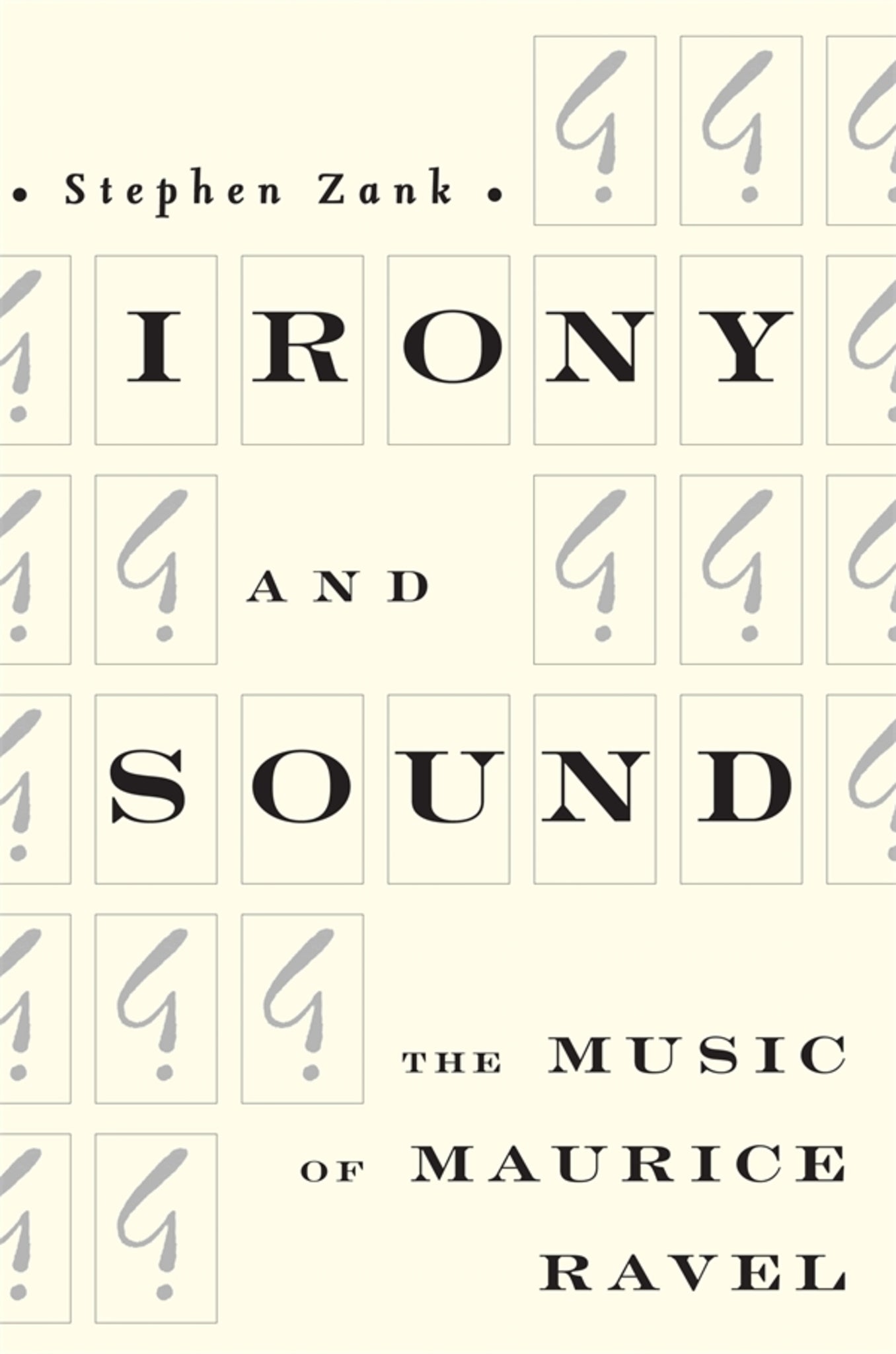 Cover image for Irony and Sound ISBN 9781580461894